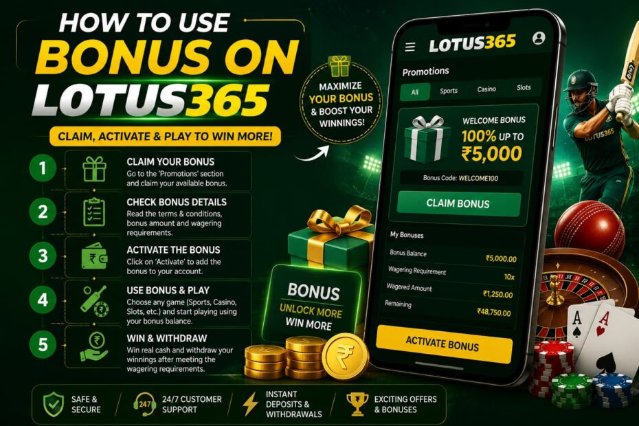 Lotus365 bonus