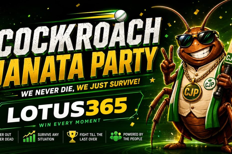 Cockroach Janata Party logo