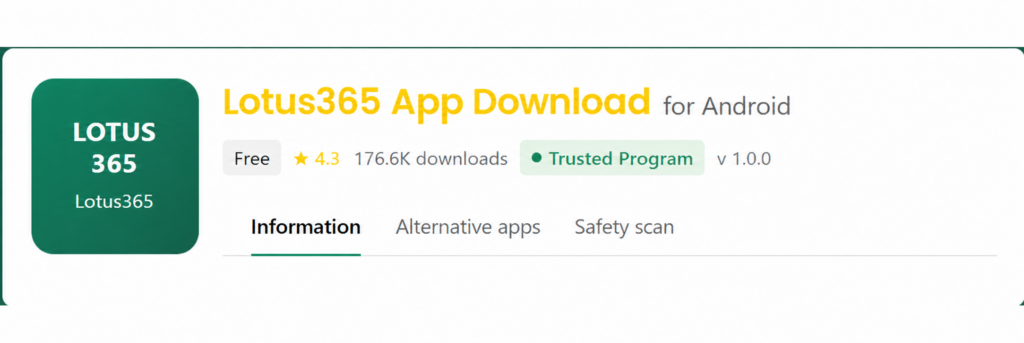 Lotus365 App Download