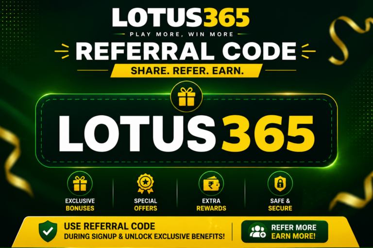 Lotus365 referral code