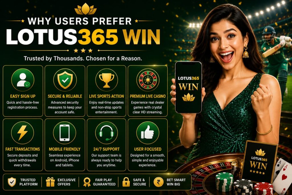 Lotus365 Win users prefer