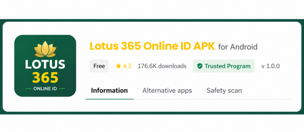 Lotus365 App Online APK