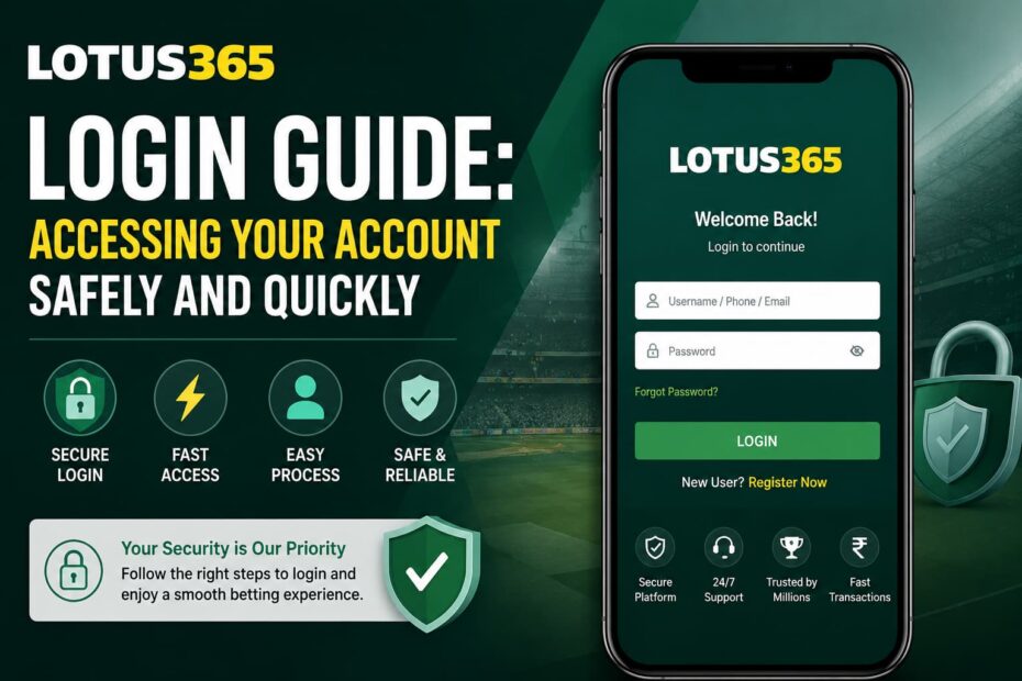 lotus365 login guide