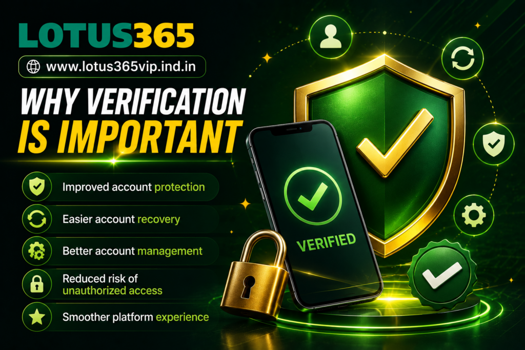 Lotus365 Verify account