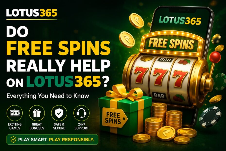 Lotus365 free spins guide explaining promotional offers and how free spins work