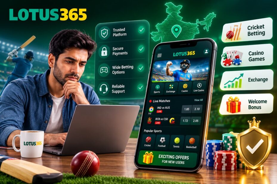 How to choose the right betting site in India with Lotus365 security, payments and sports betting features
