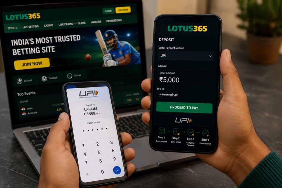 How to make UPI payments on Lotus365 securely using a mobile payment app in 2026