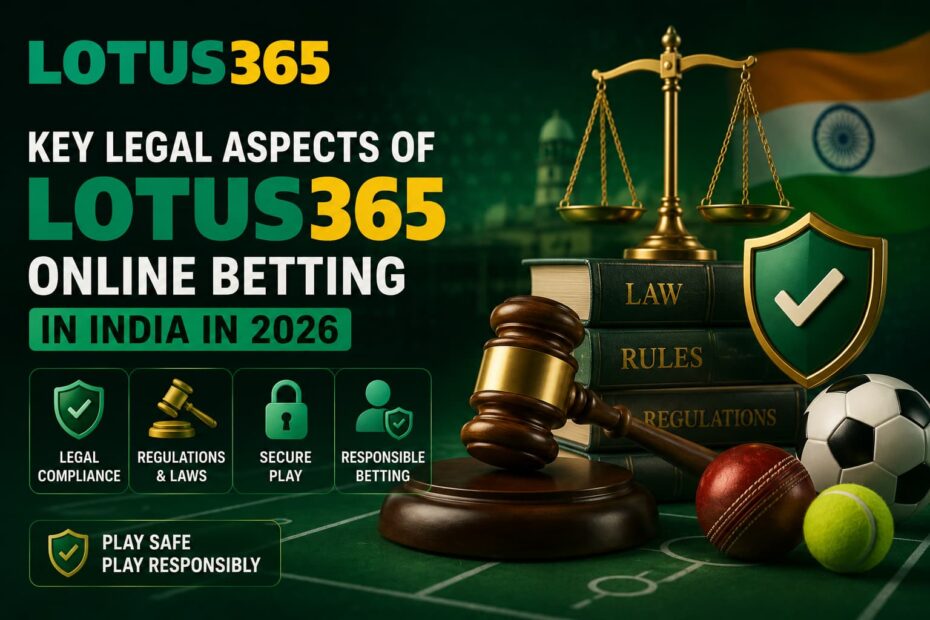 Lotus365 online betting in India 2026 legal aspects and responsible gaming guide