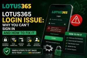 Lotus365 login issue troubleshooting guide for users unable to sign in