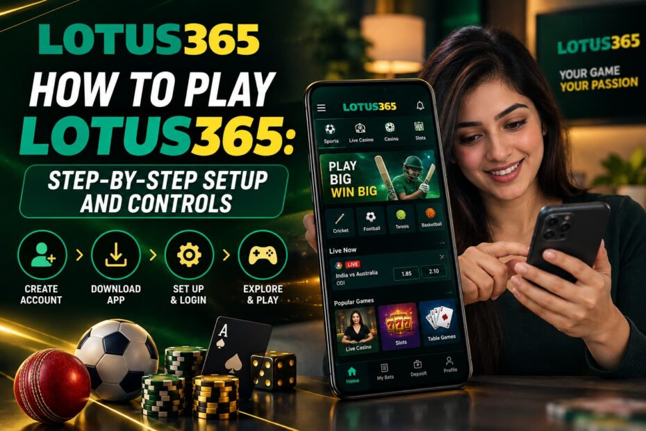 How to play Lotus365 step-by-step setup and controls guide